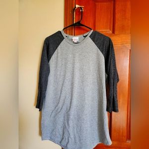 Lularoe baseball tee, size XL